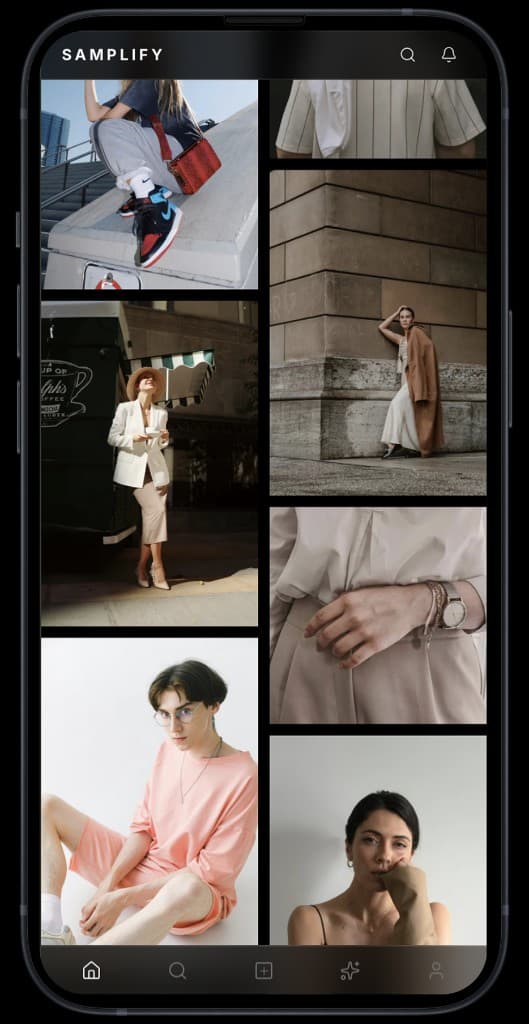Feed iPhone mockup